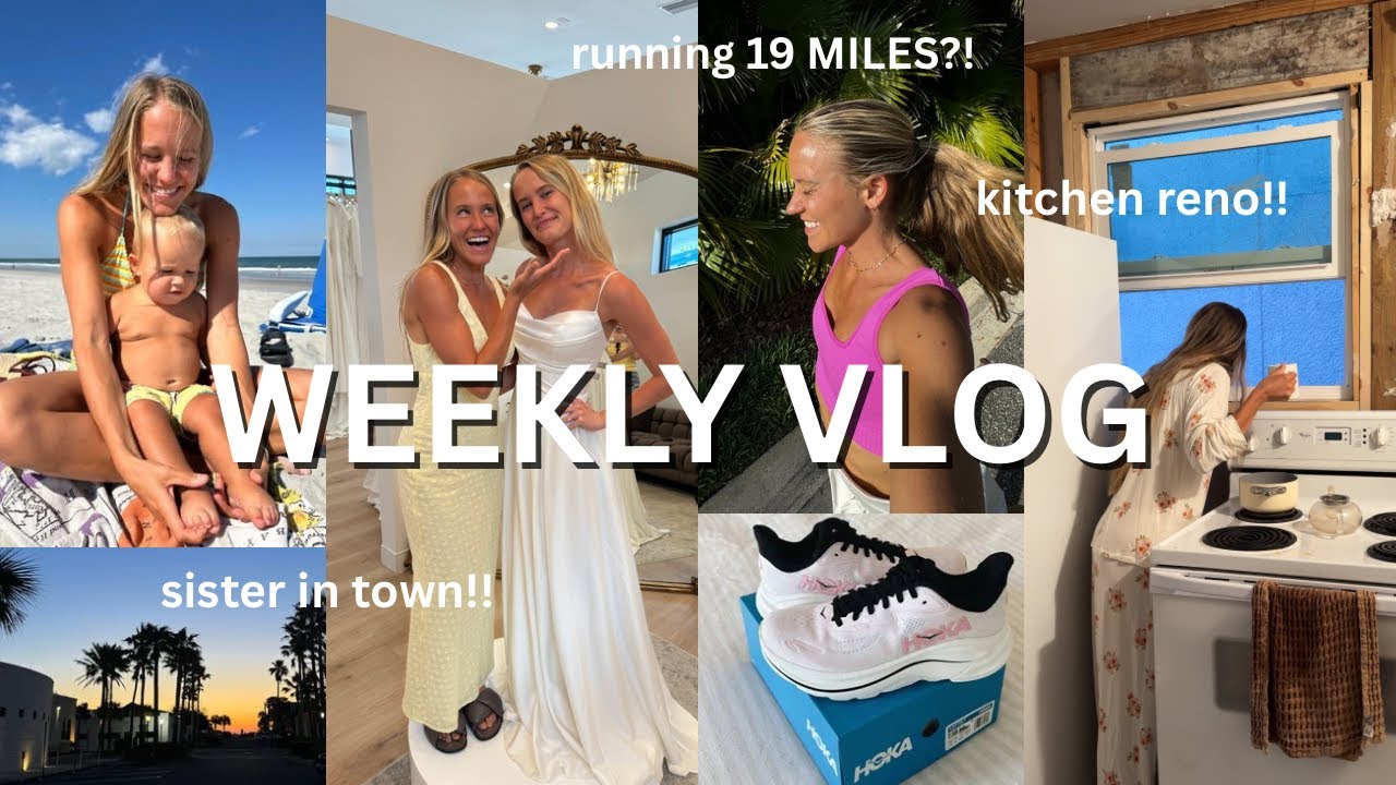 Week in Life: kitchen reno, 19 mile run, HARD week, sister in town!