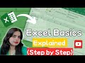 📊 Excel Basics Explained (Step by Step).