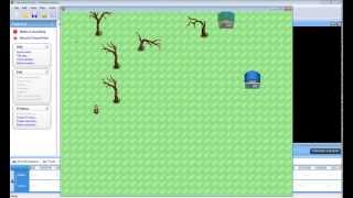Game Maker RPG Walk in front and behind tiles Depth of Character Isometric view Top Down