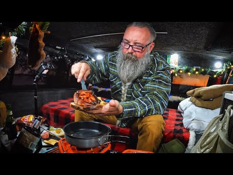 Wind Storm Truck Camping | Best Fried Bologna Sandwich Ever!