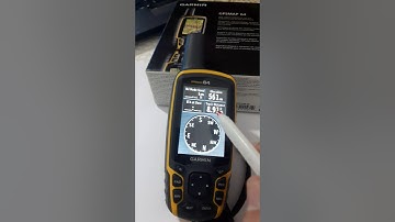 GARMIN handheld GPS pages (COMPASS page)