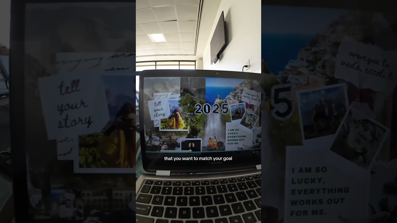 It's not too late to make your vision board! #goals #2025 #travel