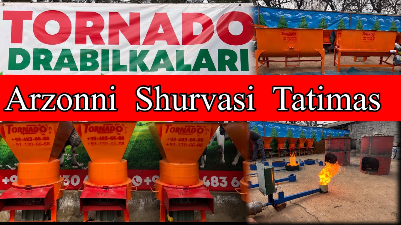 ARZONNI SHURVASI TATIMAS .  TORNADO UNVERSAL DROBILKALAR .Sifatga basho Bering 👍.