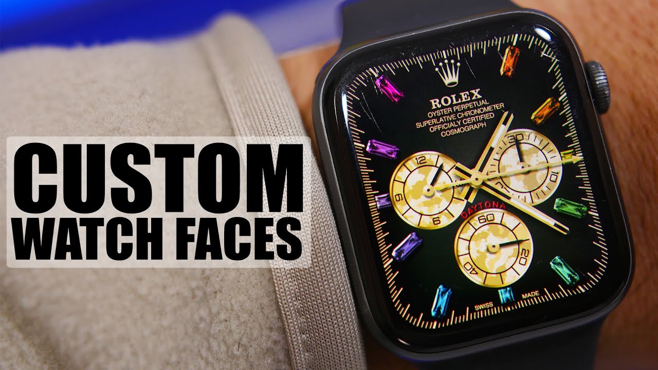Custom Watch Faces - Rolex, Patek & More (2023) - YouTube