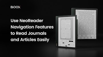 Read Journals and Articles Easily | NeoReader Navigation Settings - BOOX Tutorial Ep4