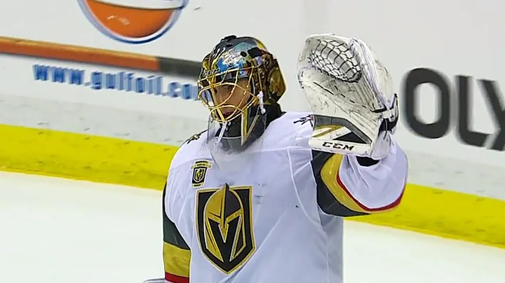 Marc-Andre Fleury gets standing ovation after trib...