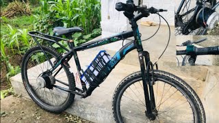 Homemade Electric Cycle Using By 24 Volt 250 Watt Moter How To Make A Electric Cycle
