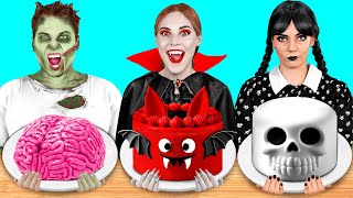 видео: Кулинарный Челлендж: Уэнсдей vs Вампир vs Зомби от Fun Teen картинка: Кулинарный Челлендж: Уэнсдей vs Вампир vs Зомби от Fun Teen