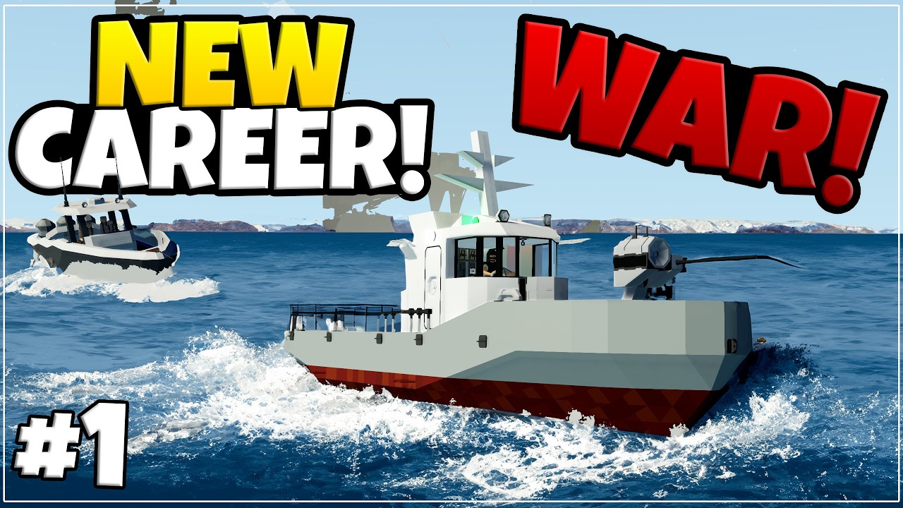 СВЕЖИЙ СТАРТ, И МЫ НА ВОЙНЕ! - Hardcore WAR Career Stormworks - ЭПИЗОД 1