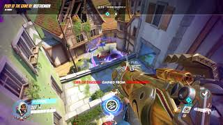 Sextuple Kill (Zarya + Pharah combo) Eichenwalde defense