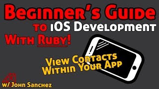 Celebrity 23 - iOS Development With Ruby using RubyMotion - Show User Contacts within Your App Wealth