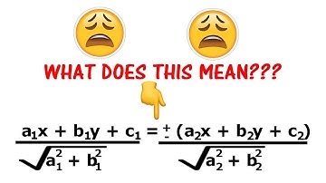 Equation of angular bisectors of 2 straight lines | ZJ learning | Straight Lines#17