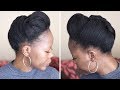 Style your natural hair in 10 minutes!|Protective styling