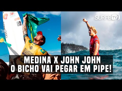 Gabriel Medina x John John Florence em Pipe: o bicho vai pegar! Billabong Pro Pipeline #WSL