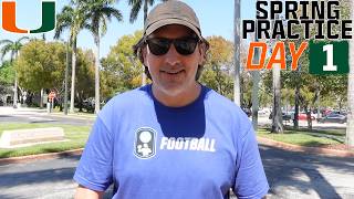 INSTANT REACTION to 1st Miami Hurricanes Spring Football Practice