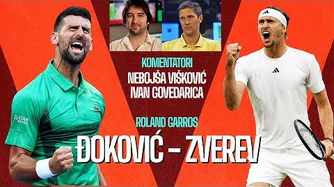 Pratite Novaka protiv Zvereva u četvrtfinalu RG zajedno sa Viškom i Ivanom I SPORT KLUB Tenis