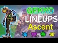 New valorant agent gekko lineups ascent gekko gekkoability gekkolineups