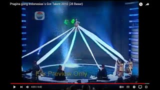 Pragina gong Indonesias´s Got Talent 2010 (28 Besar)