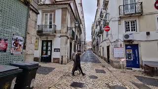 Lisboa - walking in the Bairro Alto historic quarter; 5th march 2023, Portugal