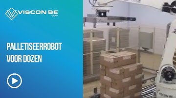 Palletiseerrobot voor dozen - Palletising robot for boxes - Barry Callebout Lebbeke