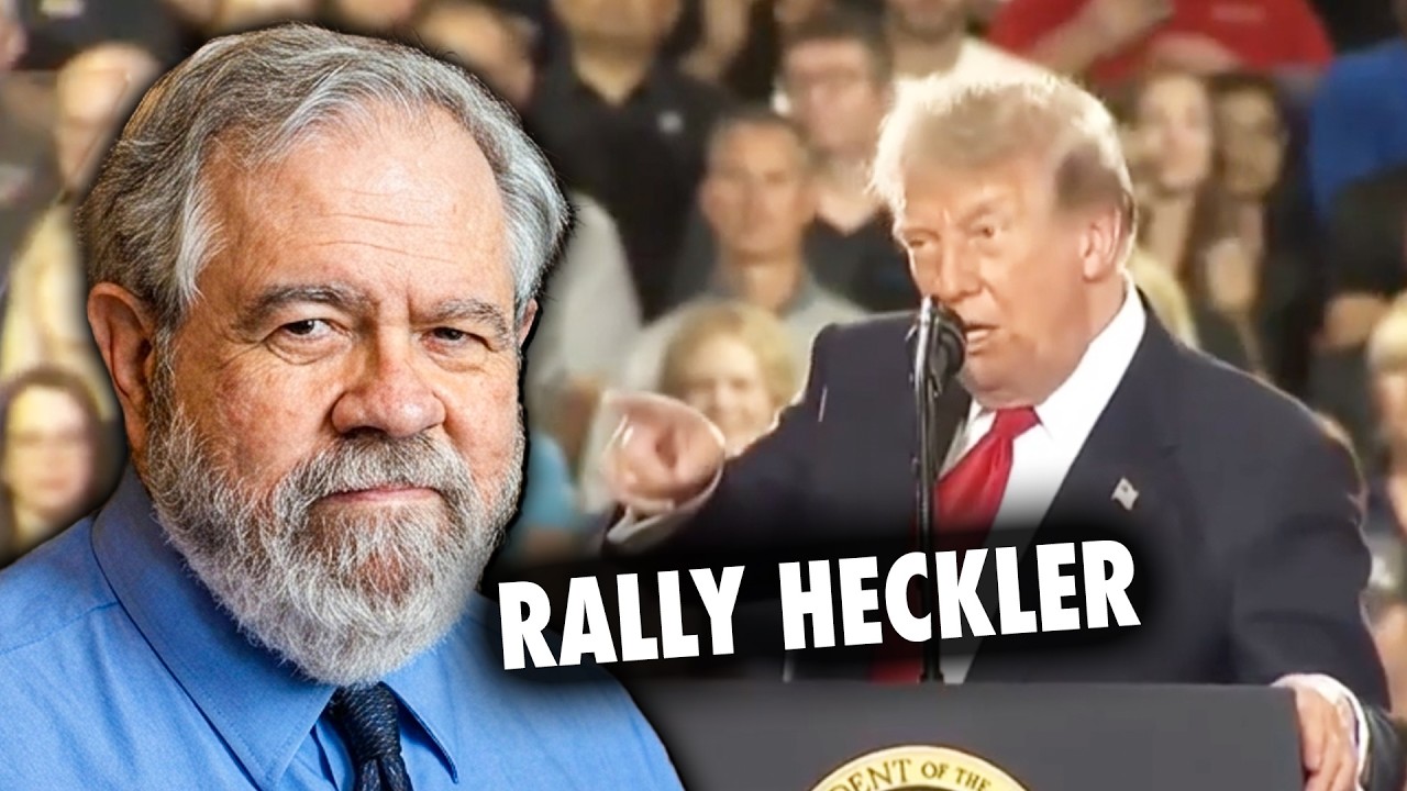 Trump LOSES IT After Heckler Starts Epstein Chant at MAGA Rally (feat. David Cay Johnston)