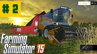 Farming Simulator 15 #2 - Colheitadeira Sampo Comia C6