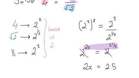 Solving Equations with x as an Index