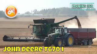 Download Lagu Harvest 2022 | John Deere T670i combine harvesting barley MP3
