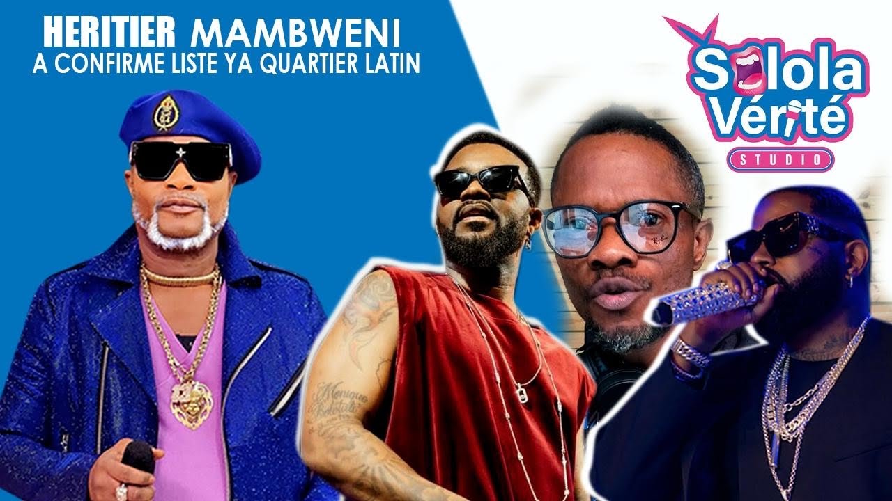 LISTE EBIMI YABA GRAND CHANTEUR OYO BALEKA NA QUARTIER LATIN/ FERRE GOLA AZA LE SEUL MEILLEUR