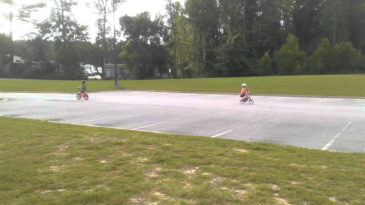 Kids riding bikes without training wheels for first time YouTube