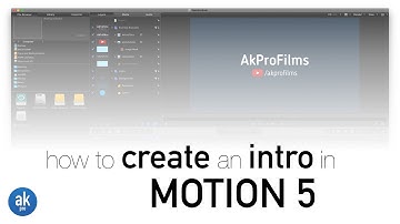 How to create a flat intro in Motion 5!
