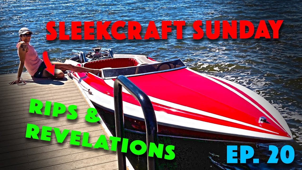 Первые рывки сезона 400 л.с. на САМОЙ красивой лодке всех времен SLEEKCRAFT SUNDAY #20