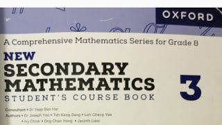 APS Maths class 8|Ex. 3E, Q # 5 (complete)|New Secondary Mathematics book-3