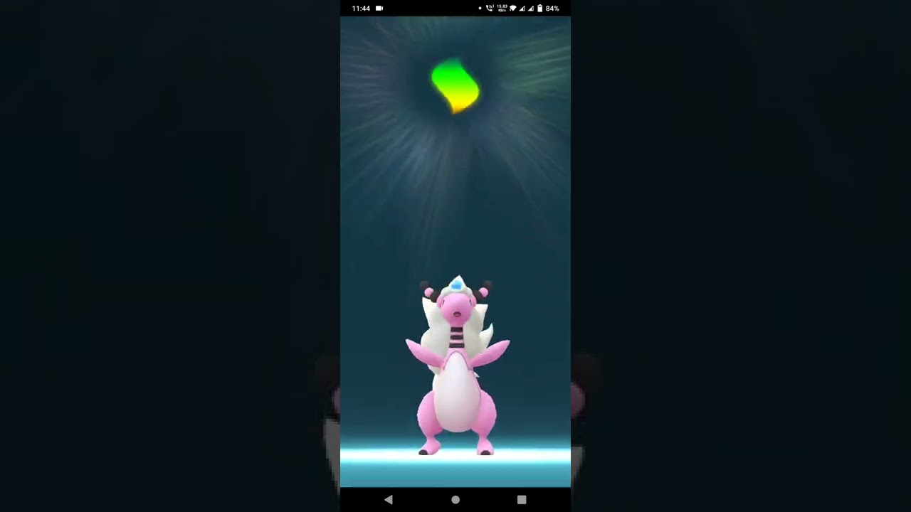 shiny mega ampharos registered to Mega dex look weird 😴 Pokemon go