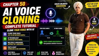 Chapter 50 AI Voice Cloning Tutorial in Hindi Clone Your Voice with AI AI Free Course🎙️@aitechhub2.0