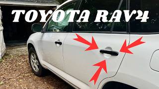 RAV4 Rear Exterior Door Handle Replacement (2006-2012)