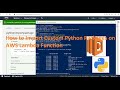 How to Import Custom Python Packages on AWS Lambda Function