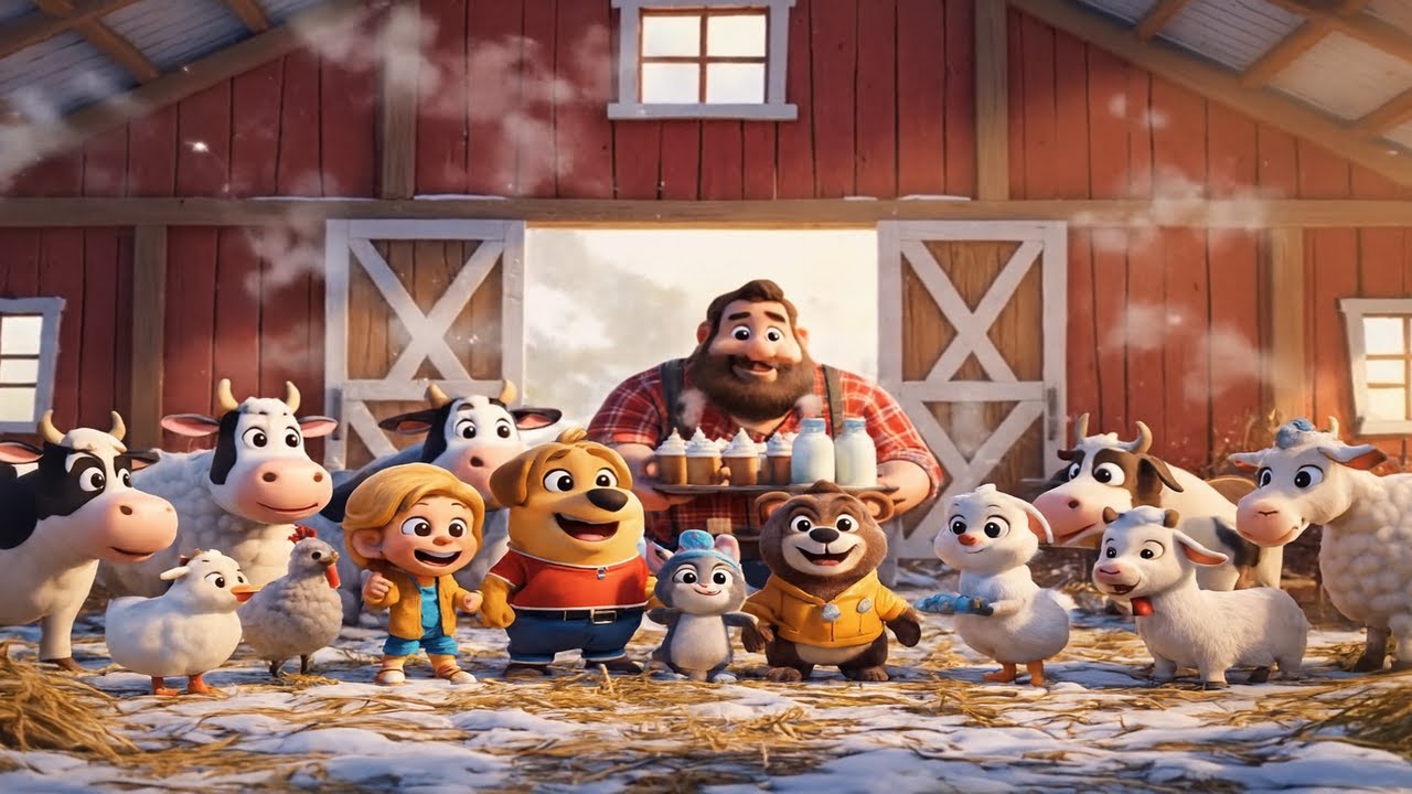 Funny Great Farm Rescue Day 🐮🐥 Maxi Team Saves All Animals  Kids Cartoon Adventure