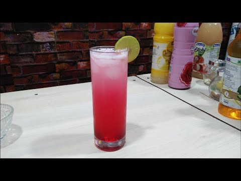 ginger-lime-&-rose-drink-||-ginger-rose-sharbat-||-the-mocktail-house