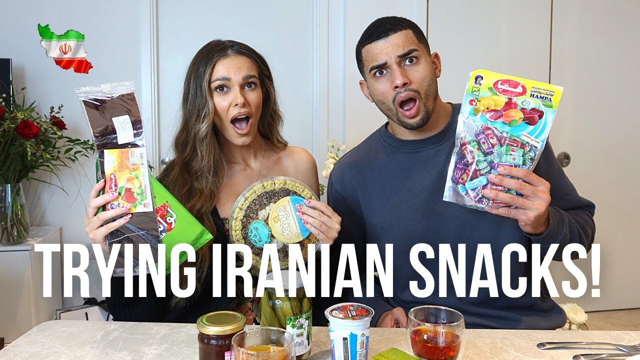 ПРОБУЕМ ИРАНСКИЕ ЗАКУСКИ | Чай, печенье…. Солёные огурцы!? 🇮🇷