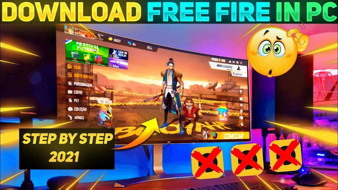 How To Install Free Fire 4GB RAM Low End PC Laptop. 