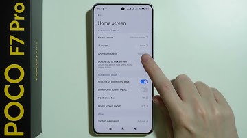 POCO F7 Pro: Dubbeltikken om scherm te vergrendelen in- of uitschakelen