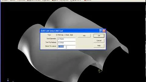 SURFCAM Tutorial - 2-Axis: Contour 3D