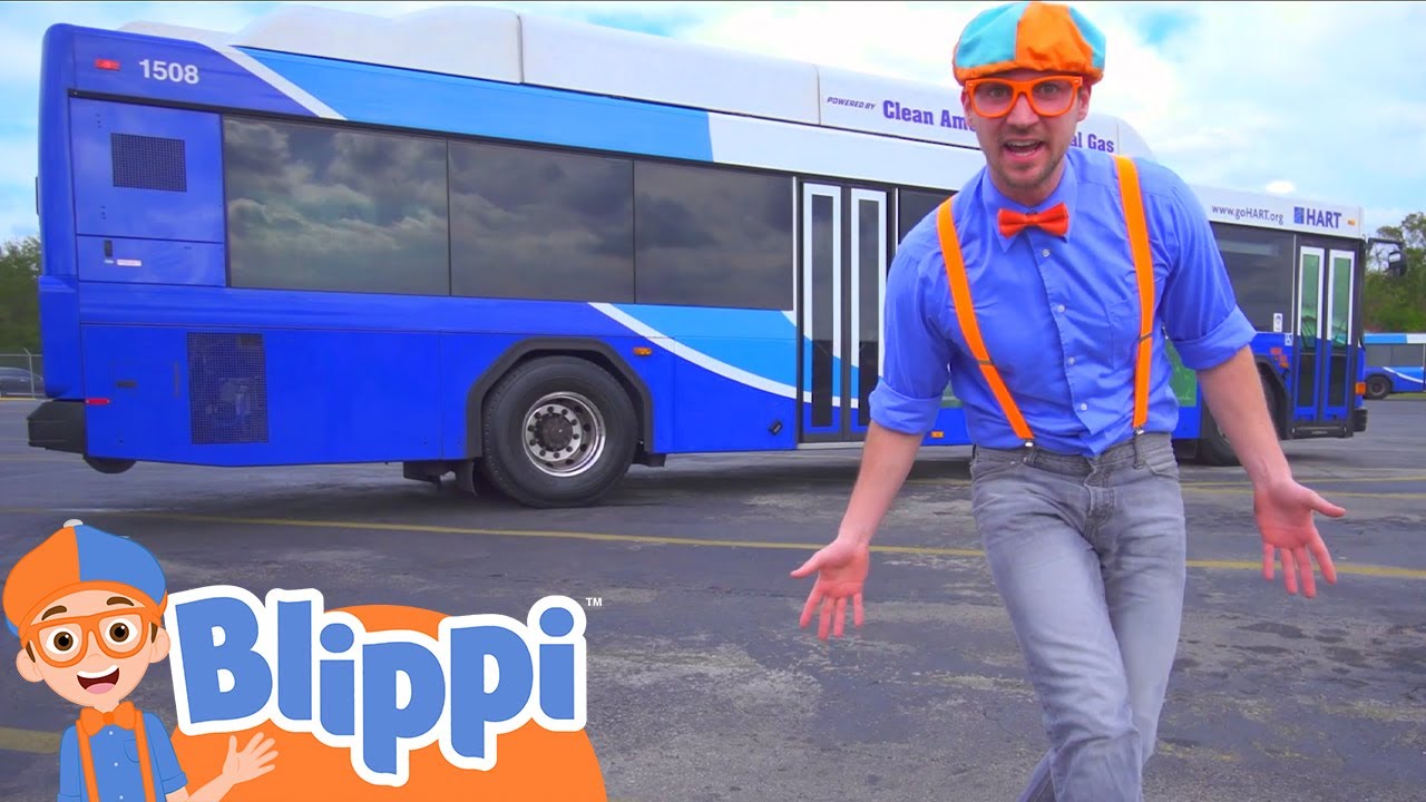 Blippi Explores a Bus | Blippi | Learning Videos For Kids | Education