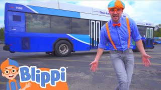 Blippi Explores a Bus | Blippi | Learning Videos For Kids | Education Show For Toddlers