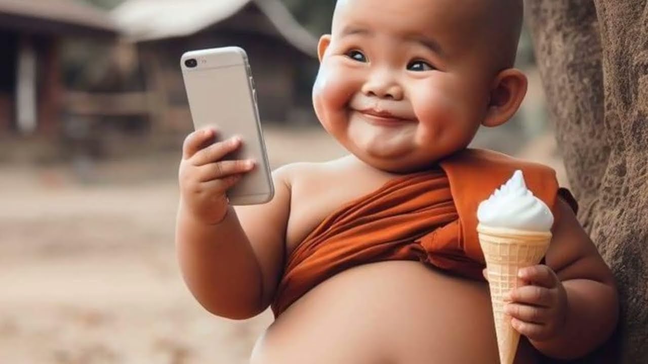 Cute Little Monk 