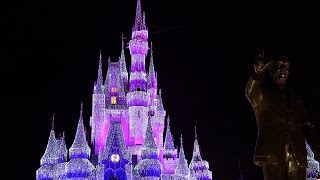 [4K] Magic Kingdom  The Kiss Goodnight  Closing Announcement Walt Disney World  Walt Disney World