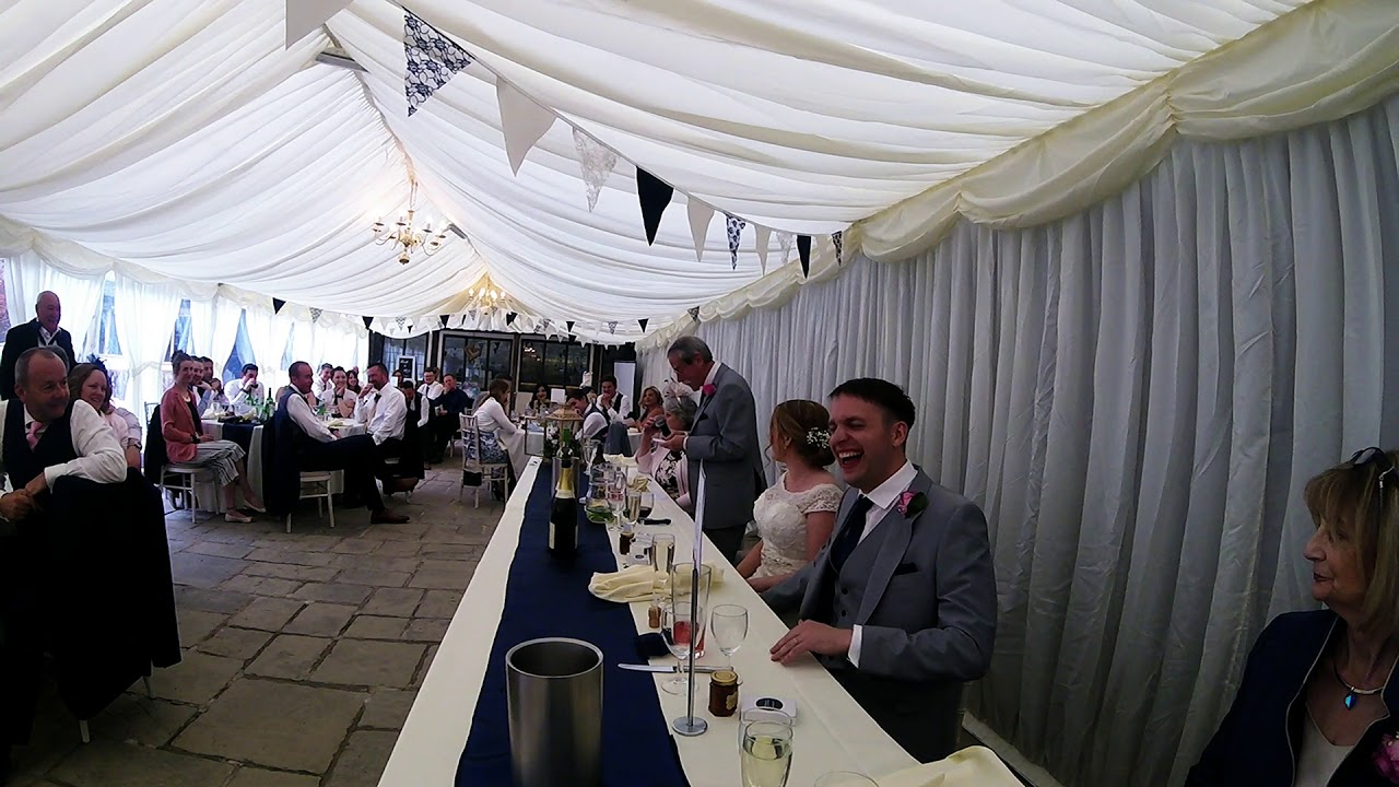 Father of the Bride speech - Birtsmorton Court 3rd of May 2018