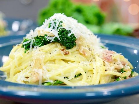 Mitt kök: Bacon och grönkålscarbonara - TV4 - YouTube
