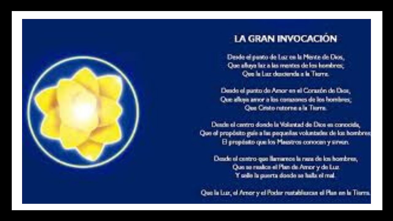 LA GRAN INVOCACIÓN, CANTADA - Tomás Contell (Canción)